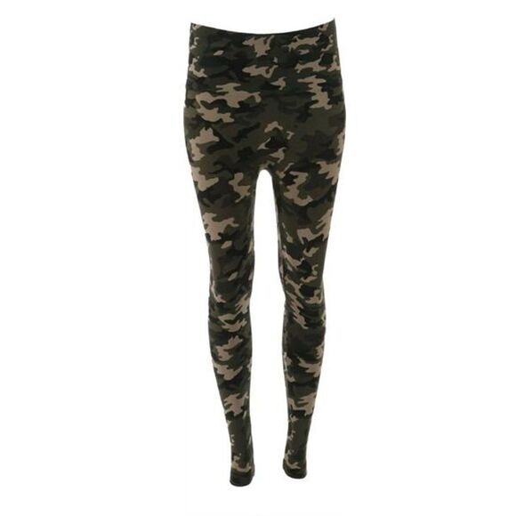 Breezies Seamless Tummy Smoothing Legging Camo - Regular - Picture 2 of 4